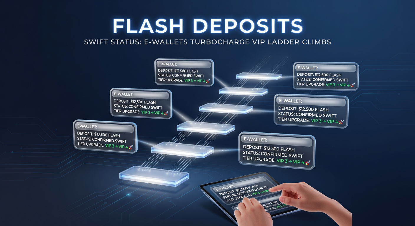 Graph illustrating VIP tier progression timelines comparing e-wallet users versus traditional banking methods
