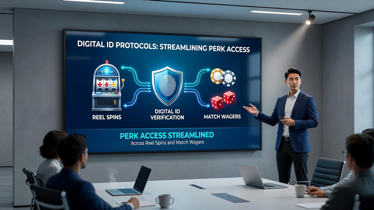 User dashboard displaying unified loyalty points from reel spins and sports wagers via digital ID protocol