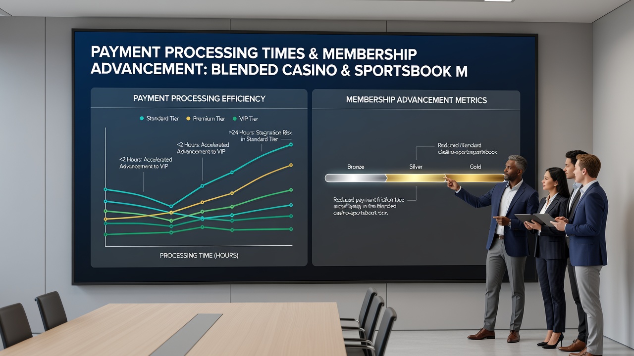 Dashboard view of membership tier progression linked to transaction history in a unified casino and sportsbook app